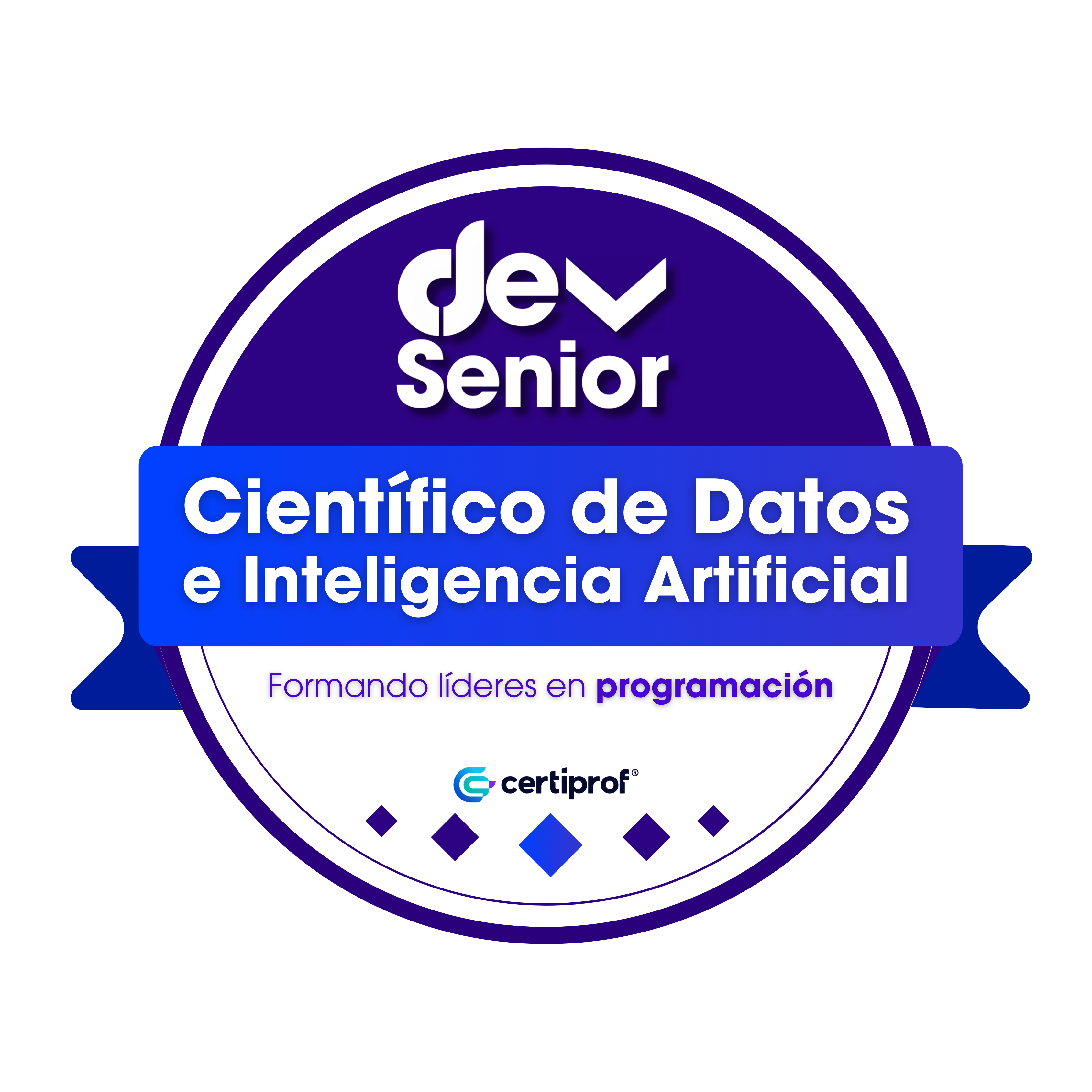 Insignia Certificado Cientifico de Datos e Inteligencia Artificial Aplicada